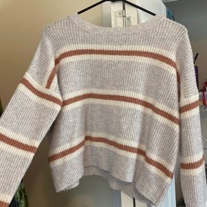 Super soft and cute striped sweater